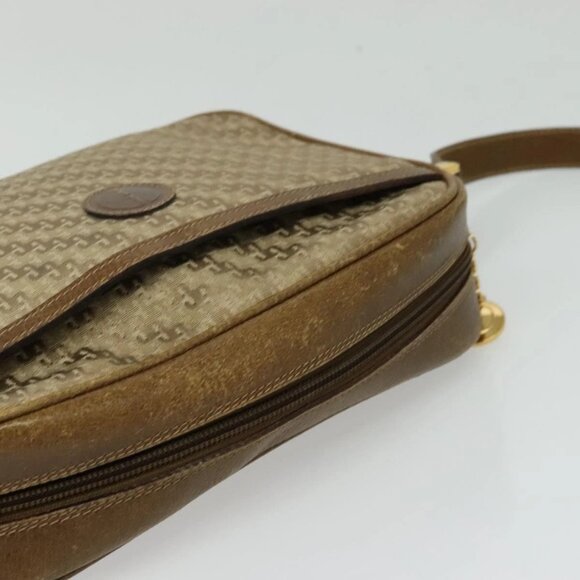 GUCCI Shoulder Bag Canvas Beige Gold 007 115 0162 Auth BA4154 - Picture 7 of 16